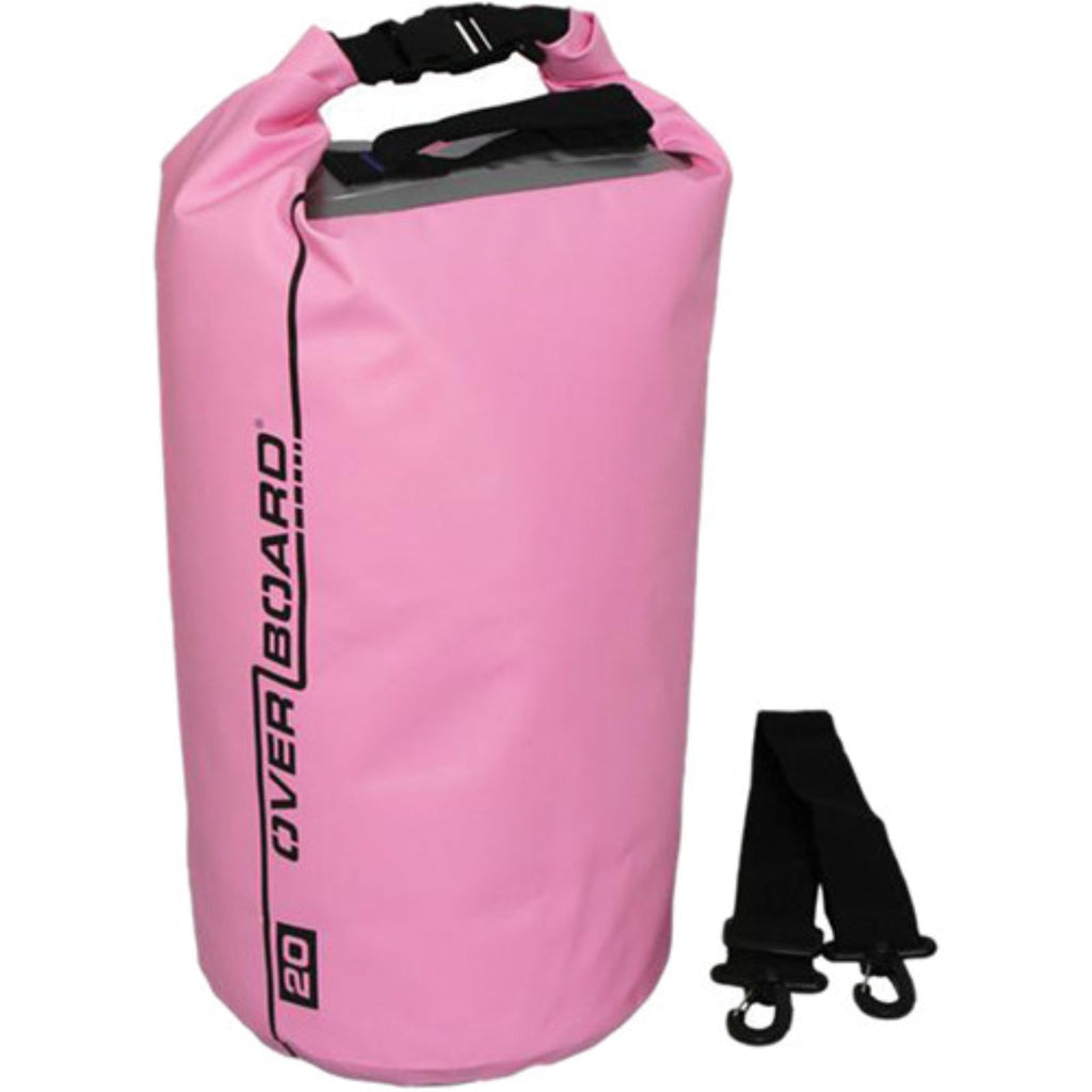 Camping And Outdoor Overboard 20 Litre Dry Tube Pink OB1005P