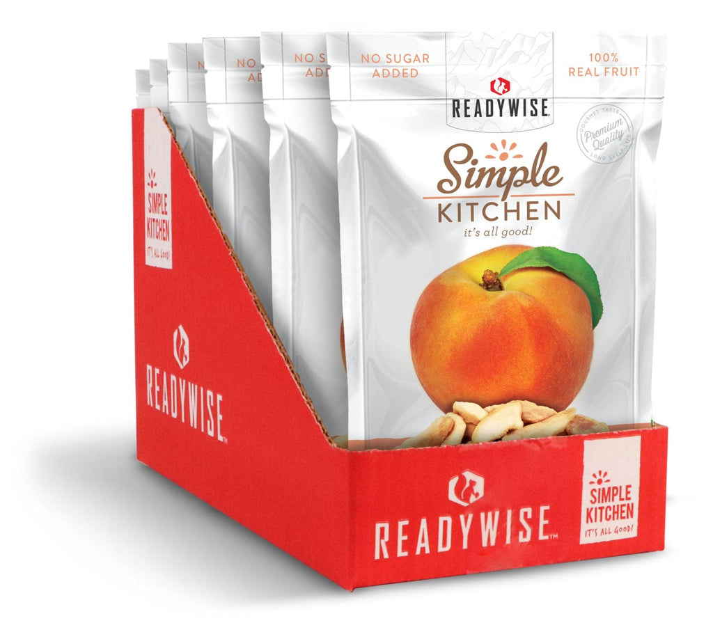 Camping And Outdoor ReadyWise Simple Kitchen Peaches 6Pk