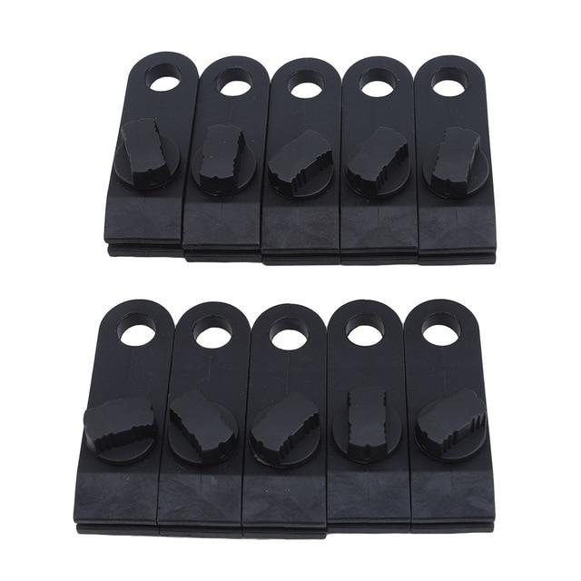 10pcs Clips Heavy Duty Lock Grip Awning Clamp for Canopies - Black Cock Survival