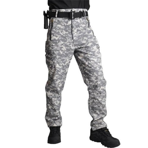 Shark Skin Soft Shell Waterproof Windbreaker Tactical Jacket - Black Cock Survival
