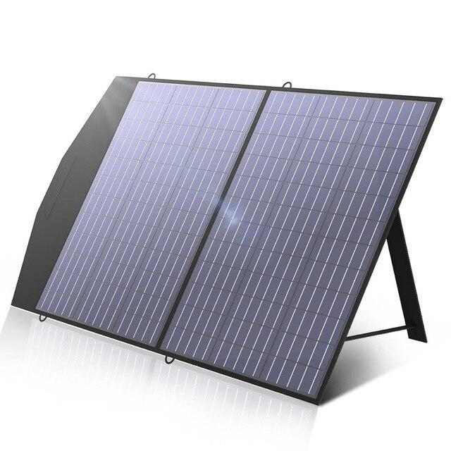 Solar Charger 18V/100W Foldable Solar Panel - Black Cock Survival