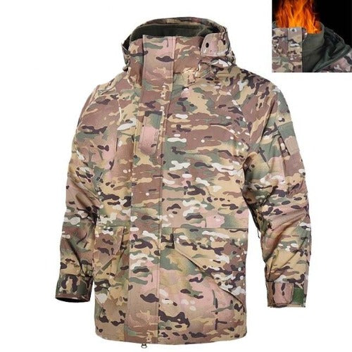 G8 Men's 2in1 Jacket / Waterproof Outwear - Black Cock Survival