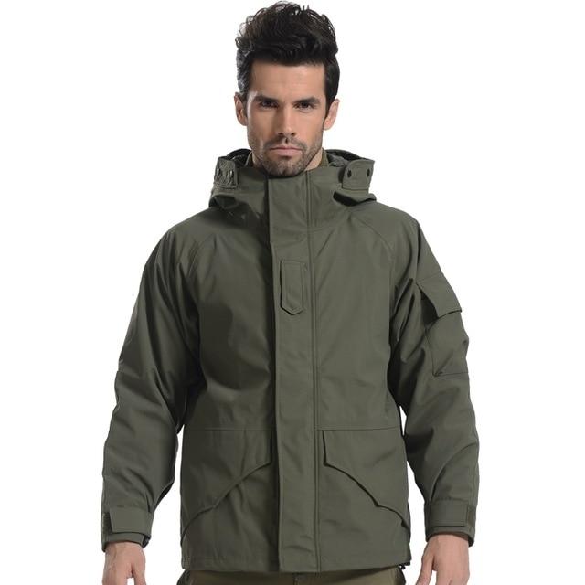 G8 Men's 2in1 Jacket / Waterproof Outwear - Black Cock Survival
