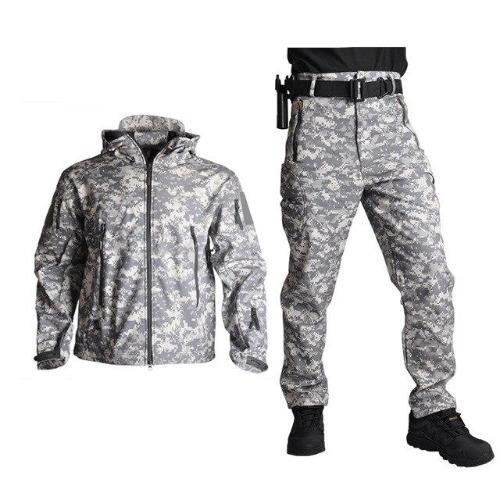 Men's Tactical Combo Soft Shell Jacket and Pants (Limited Time) - Black Cock Survival