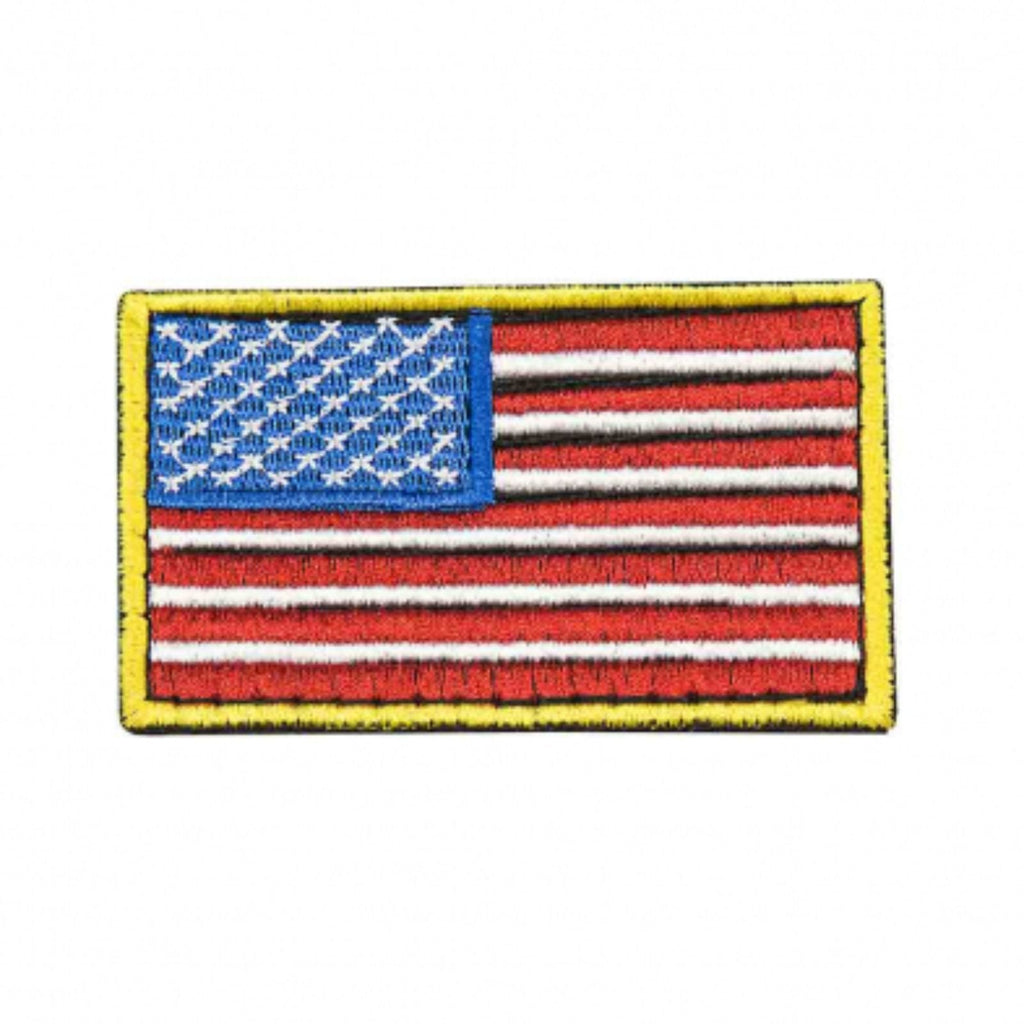 Vism USA Flag Patch Embroid Red White Blue - Black Cock Survival