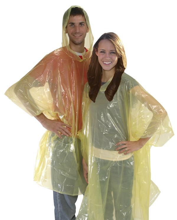 Emergency Poncho with Hood - Black Cock Survival