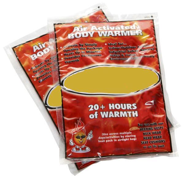 Instant Body Warmers - Black Cock Survival
