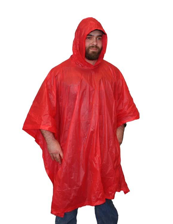 Vinyl Emergency Poncho - Black Cock Survival