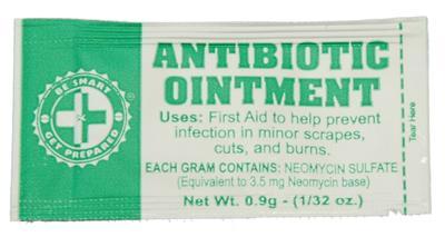 100 Antibiotic Ointment Packets - Black Cock Survival