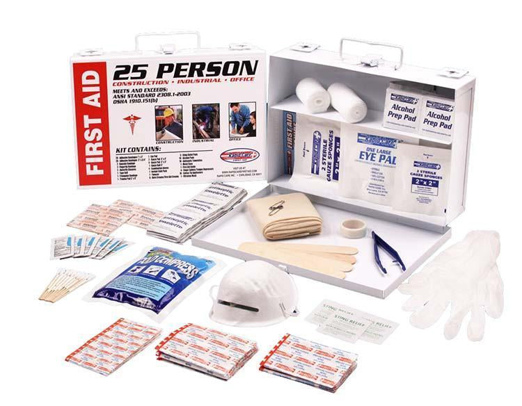25 Person First Aid Kit - Black Cock Survival