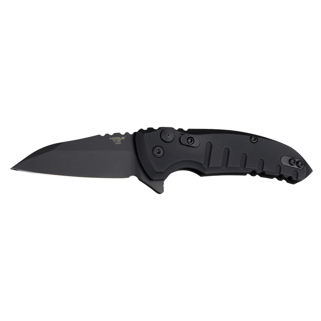 Hogue X1 2.75 in Wharncliffe Black Alum Frame Matte Black - Black Cock Survival