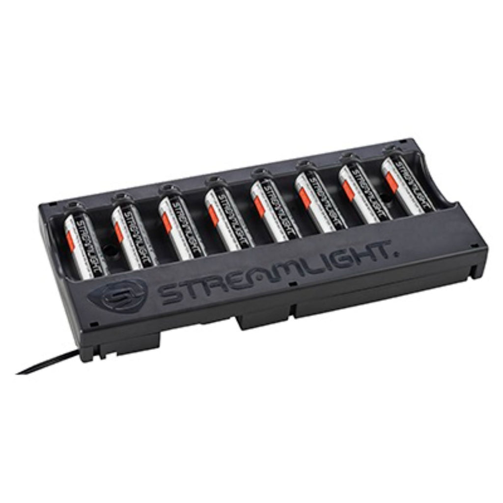 Streamlight SL-B26 8 Bank Charger 120V 100V AC - Black Cock Survival