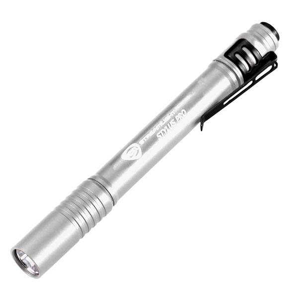 Streamlight Stylus Pro LED Light Silver - Black Cock Survival