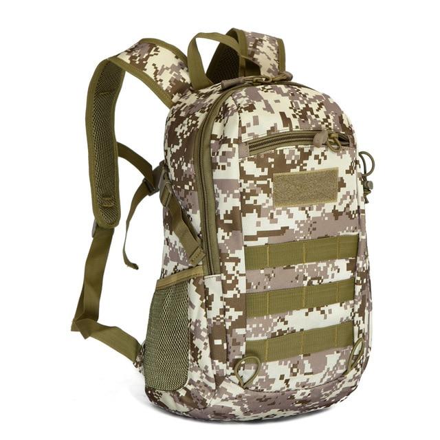 Outdoor Tactical Backpack Military Rucksacks 15L Waterproof Sport Travel Backpacks Camping Hiking Trekking Fishing Hunting Bags - Black Cock Survival