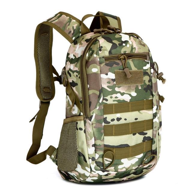 Outdoor Tactical Backpack Military Rucksacks 15L Waterproof Sport Travel Backpacks Camping Hiking Trekking Fishing Hunting Bags - Black Cock Survival