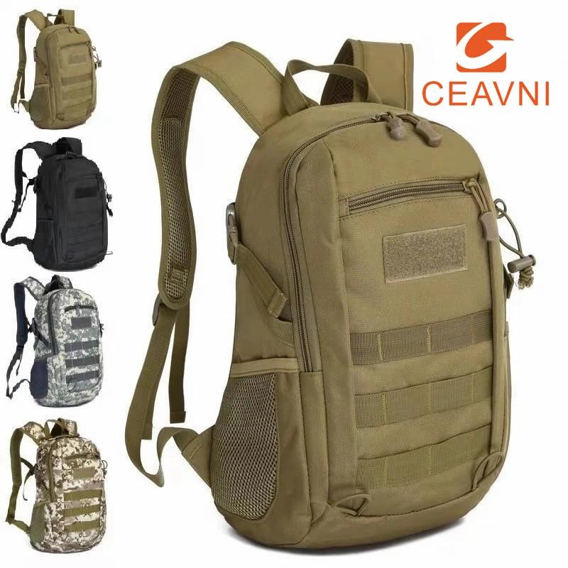 Outdoor Tactical Backpack Military Rucksacks 15L Waterproof Sport Travel Backpacks Camping Hiking Trekking Fishing Hunting Bags - Black Cock Survival