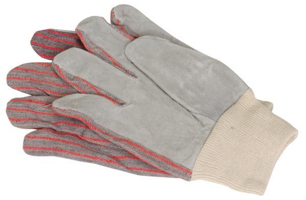 Leather Palm Work Gloves - Black Cock Survival