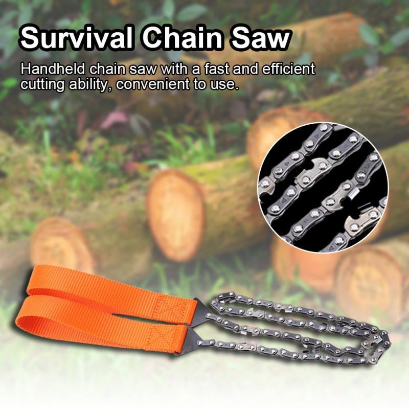 Portable Survival Chain Saw... Survival Camping Hunting - Black Cock Survival