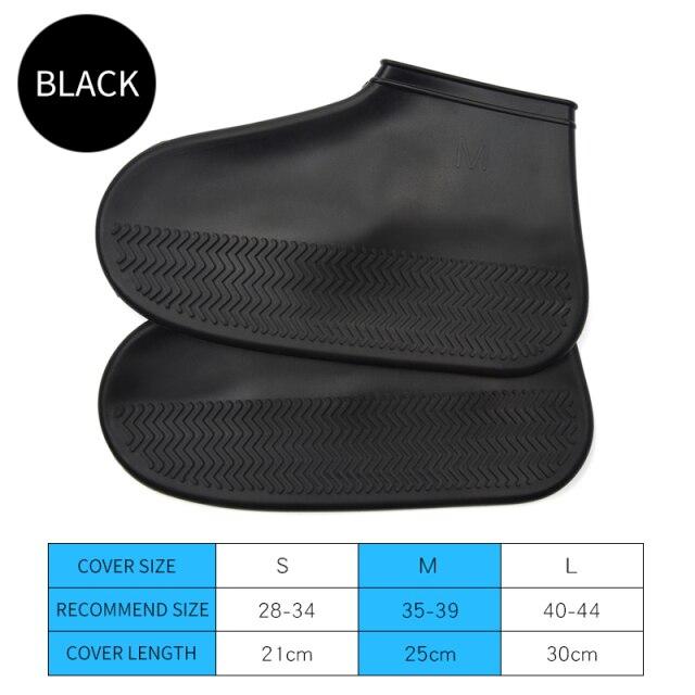 Silicone Shoe Covers Multiple colors - Black Cock Survival
