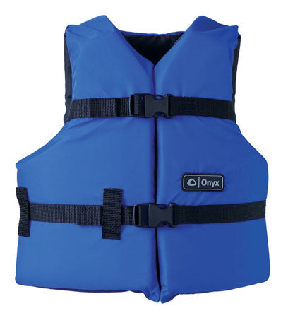 Onyx Youth Boating Vest Blue - Black Cock Survival